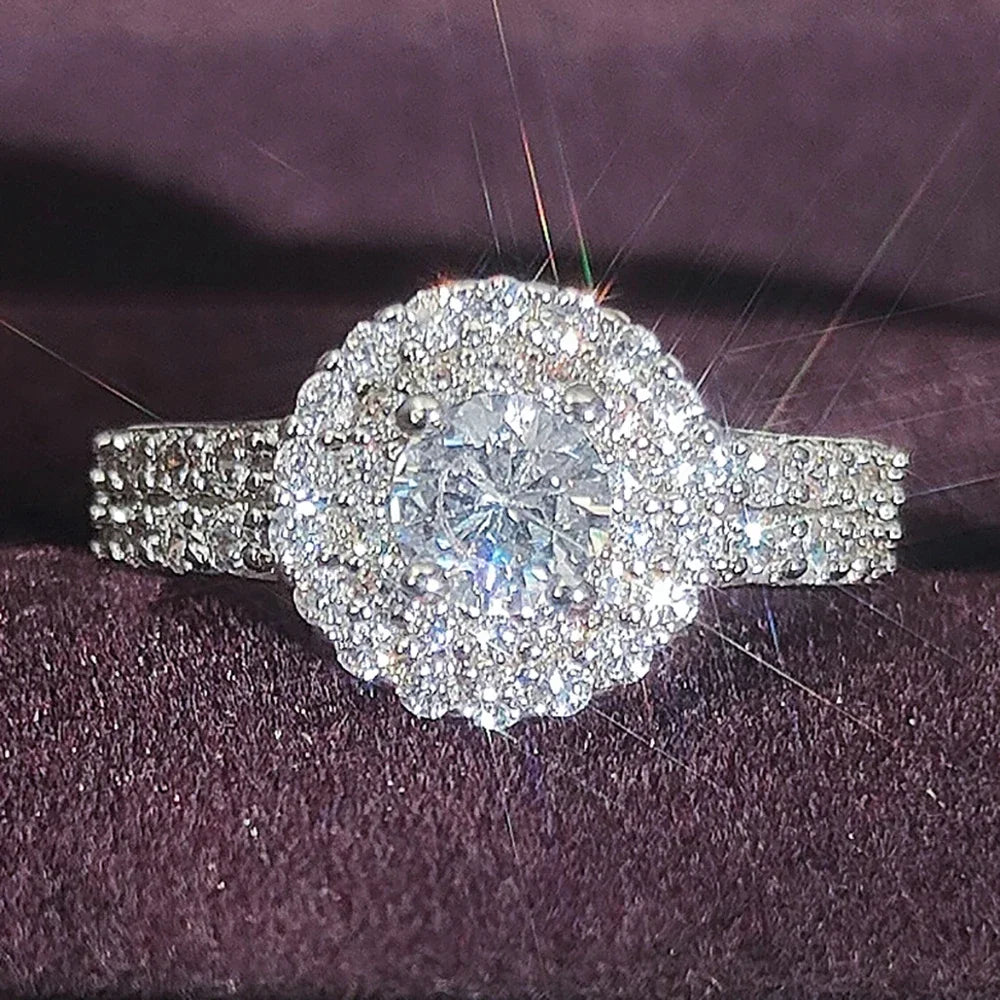 New Luxury Wedding Ring for Women Big Gift for Ladies Love Wholesale Lots Bulk Jewelry R783