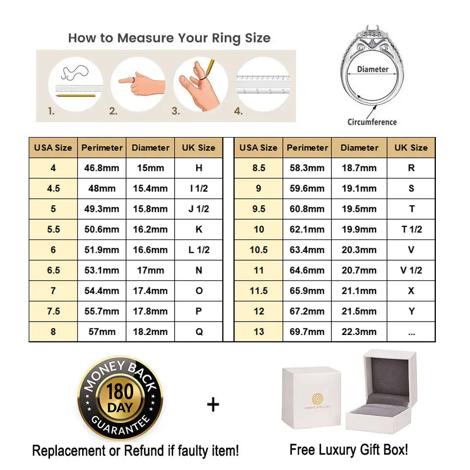 Newshe Prata 925 Silver Engagement Rings Set for Women Anillos Brilliant Halo Round Cut Cubic Zircon Luxury Wedding Jewelry