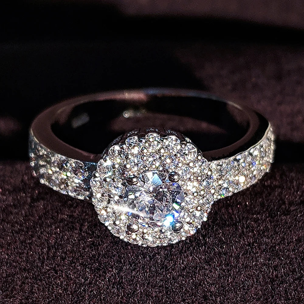 New Luxury Wedding Ring for Women Big Gift for Ladies Love Wholesale Lots Bulk Jewelry R783