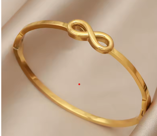 Elegant Gold  Infinity Bracelet