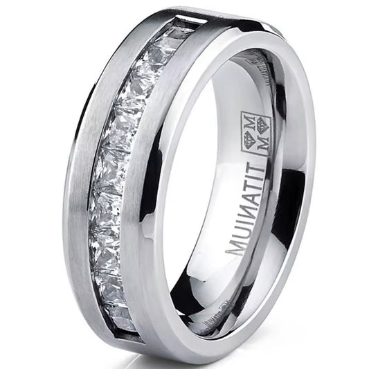 Legend Square CZ Ring
