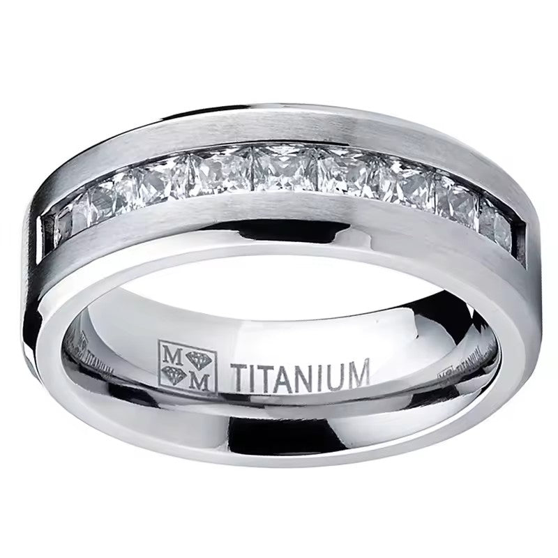 Legend Square CZ Ring